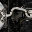 Load image into Gallery viewer, MBRP 15-18 Audi S3 SS 3in Quad Split Rear Exit w/ Carbon Fiber Tips - T304 - Side View