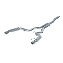 Load image into Gallery viewer, MBRP 15-18 Ford Mustang EcoBoost 2.3L T409 3in Cat Back Dual Split Rear Exit (Race Version) - Main Product View