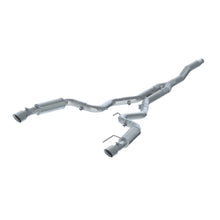 Load image into Gallery viewer, MBRP 15-18 Ford Mustang EcoBoost 2.3L T409 3in Cat Back Dual Split Rear Exit (Street Version) - Main Product View