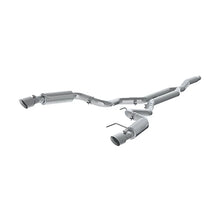Load image into Gallery viewer, MBRP 15-19 Ford Mustang EcoBoost 2.3L Alum 3in Cat Back Dual Split Rear Exit (Race Version) - Main Product View
