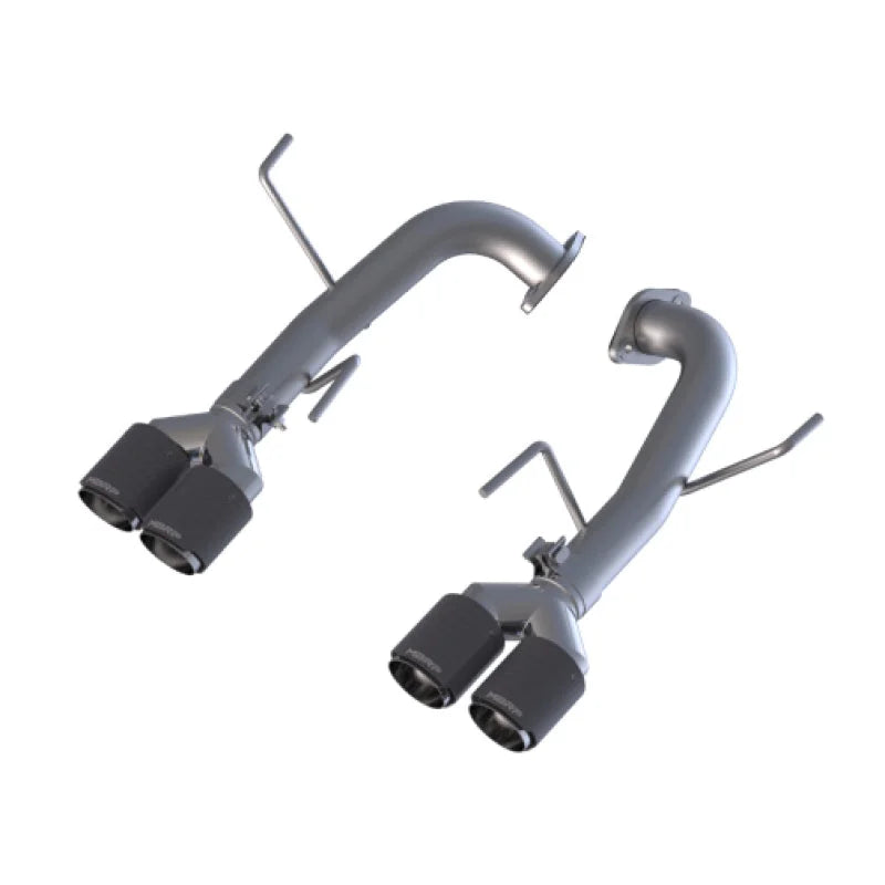 MBRP 15-19 Subaru WRX 2.0L/STI 2.5L 2.5in Dual Split Rear Exit w/ 3.5in CF Tips - T304 - Main Product View