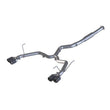 Load image into Gallery viewer, MBRP 15-19 Subaru WRX 2.0L/STI 2.5L 3in Dual Split Rear Exit w/ 3.5in CF Tips - T304 (Race Version) - Main Product View