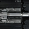 Load image into Gallery viewer, MBRP 15-19 Subaru WRX 2.0L/STI 2.5L 3in Dual Split Rear Exit w/ 3.5in CF Tips - T304 (Race Version) - Side View