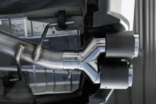 Load image into Gallery viewer, MBRP 15-19 Subaru WRX 2.0L/STI 2.5L 3in Dual Split Rear Exit w/ 3.5in CF Tips - T304 (Race Version) - Back View
