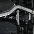 Load image into Gallery viewer, MBRP 15-19 Subaru WRX 2.0L/STI 2.5L 3in Dual Split Rear Exit w/ 3.5in Tips - T304 (Race Version) - Installation View
