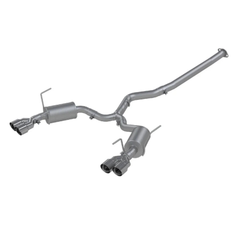 MBRP 15-19 Subaru WRX 2.0L/STI 2.5L 3in Dual Split Rear Exit w/ 3.5in Tips - T304 (Street Version) - Main Product View