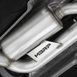 Load image into Gallery viewer, MBRP 15-19 VW Golf R 3 in Cat Back w/ 4 in OD Quad Carbon Fiber Tips - T304 - Back View