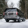 Load image into Gallery viewer, MBRP 15-20 GM Tahoe/Suburban/Yukon/Yukon XL/Escalade Aluminized Steel 3in. Cat Back -Single Side - Installation View