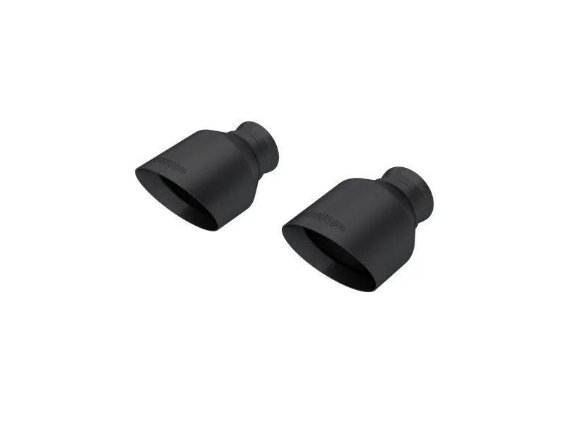 MBRP 15-23 Dodge Charger 5.7L/6.2L/6.4L T304 3in ID / 5in OD Out / 8in Length Angle Cut Black Tip - Main Product View