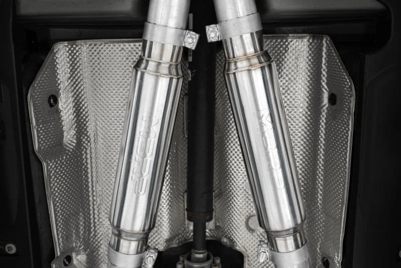 MBRP 15-23 Dodge/Chrysler - Challenger/Charger/300 3in Stainless Steel Sound Conversion Kit Exhaust - Side View