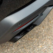 Load image into Gallery viewer, MBRP 15-24 Ford Mustang T304 SS 4in OD / 6.5in Length Quad Tip Cover Kit - Black Tip - Back View