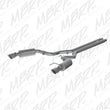 Load image into Gallery viewer, MBRP 15 Ford Mustang GT 5.0 Convertible T409 3in Cat Back Dual Split Rear Exit (Street Version) - Side View