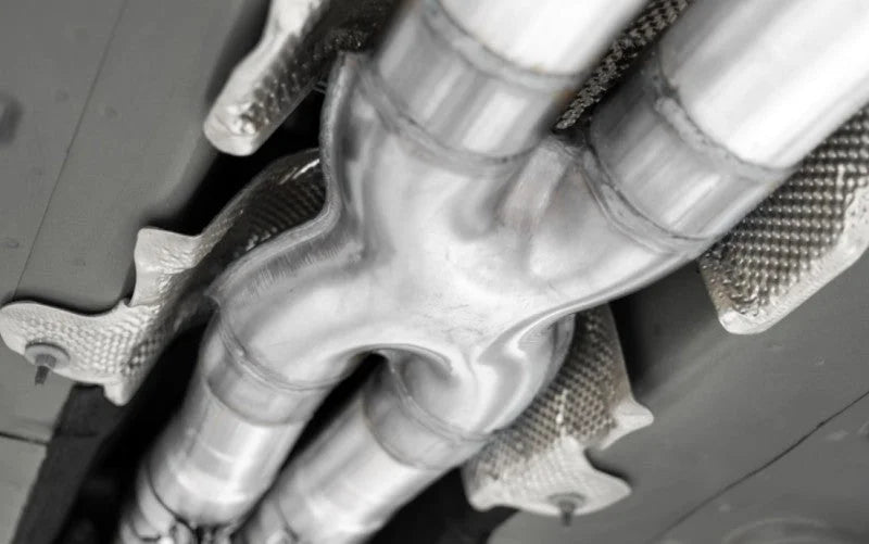 MBRP 15-Up Challenger 5.7 / 17-Up 6.2L/6.4L 3in Race Series Cat-Back w/ Quad Tips T304 Exhaust - Additional View 5