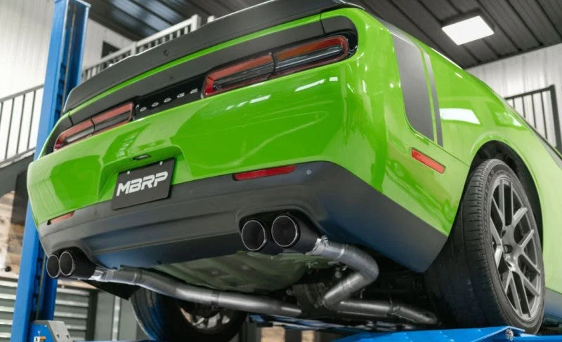 MBRP 15-Up Challenger 5.7 / 17-Up 6.2L/6.4L 3in Race Series Cat-Back w/ Quad Tips T304 Exhaust - Additional View 8