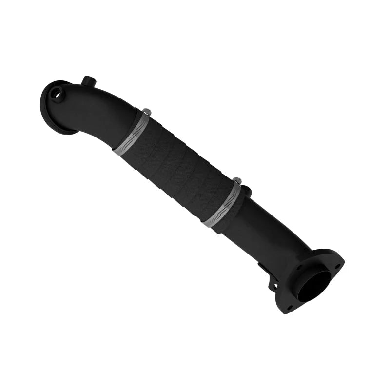 MBRP 15.5-16 GM Duramax 6.6L 3in Down Pipe Kit - Side View