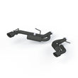Load image into Gallery viewer, MBRP 16-19 Chevrolet Camaro 2.5in Black Coated Non NPP Axle Back Exhaust System - 4in Dual Wall Tips - Side View