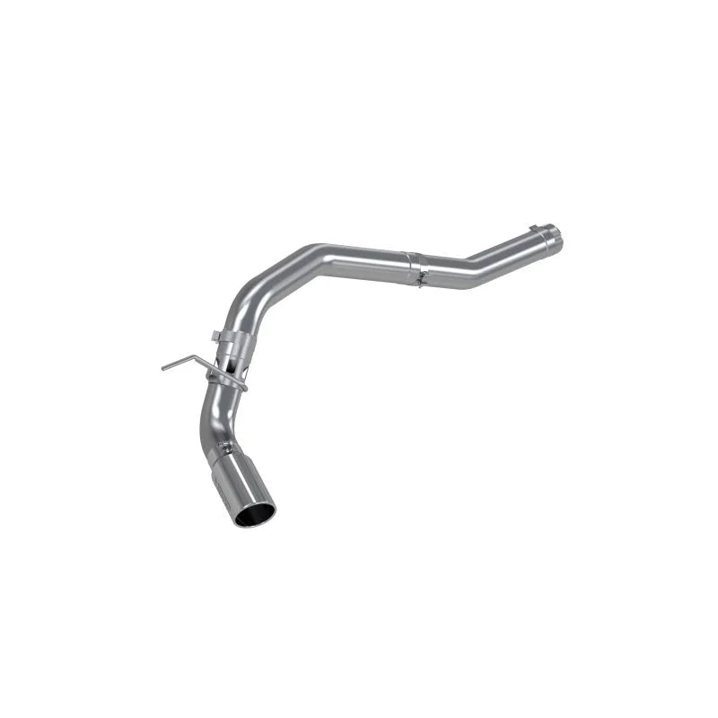 MBRP 16-19 Nissan Titan XD 5.0L 4in Filter Back Single Side Exit Alum Exhaust System - Side View