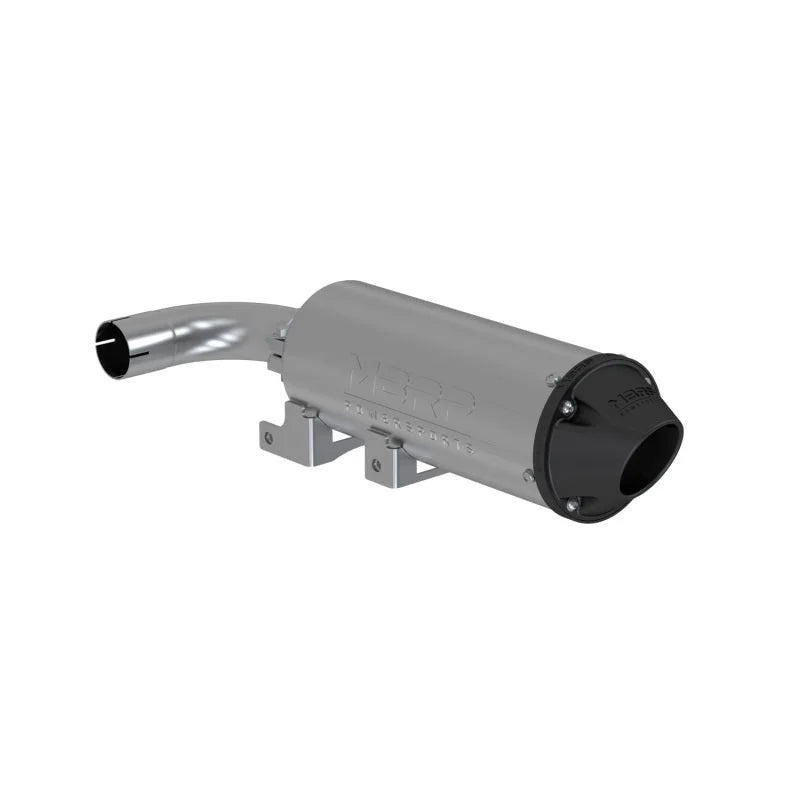 MBRP 16-19 Yamaha YXZ 1000R 5in. Single Slip-On Performance Series Exhaust - Side View