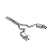 Load image into Gallery viewer, MBRP 16-20 Ford GT350/GT350R Dual Quad Split Rear Outlet 3in Cat Back T304 Exhaust - Main Product View