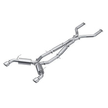 Load image into Gallery viewer, MBRP 16-22 Infiniti Q50 3.0L RWD/AWD 3in Cat-Back Dual Split Rear Street Version T304 - Main Product View