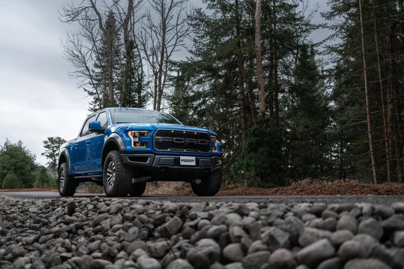 MBRP 17-19 Ford F150 Raptor 3.5L EcoBoost 3in X-Pipe Kit - T409 - Installation View