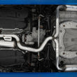 Load image into Gallery viewer, MBRP 17-19 VW Golf Sportwagen/Alltrack 1.8T T304SS 3in Cat-Back 2.5in Dual Split Rear w/ CF Tips - Side View