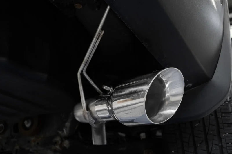 MBRP 17-20 Honda Ridgeline 3.6L Aluminized Steel 2.5in. Cat-Back Exhaust - Single Side - Back View