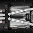 Load image into Gallery viewer, MBRP 17-21 Charger 5.7/6.1/6.4L 3in Dual Rear Exit SS Catback Exhaust w/ Carbon Fiber Tips - Side View