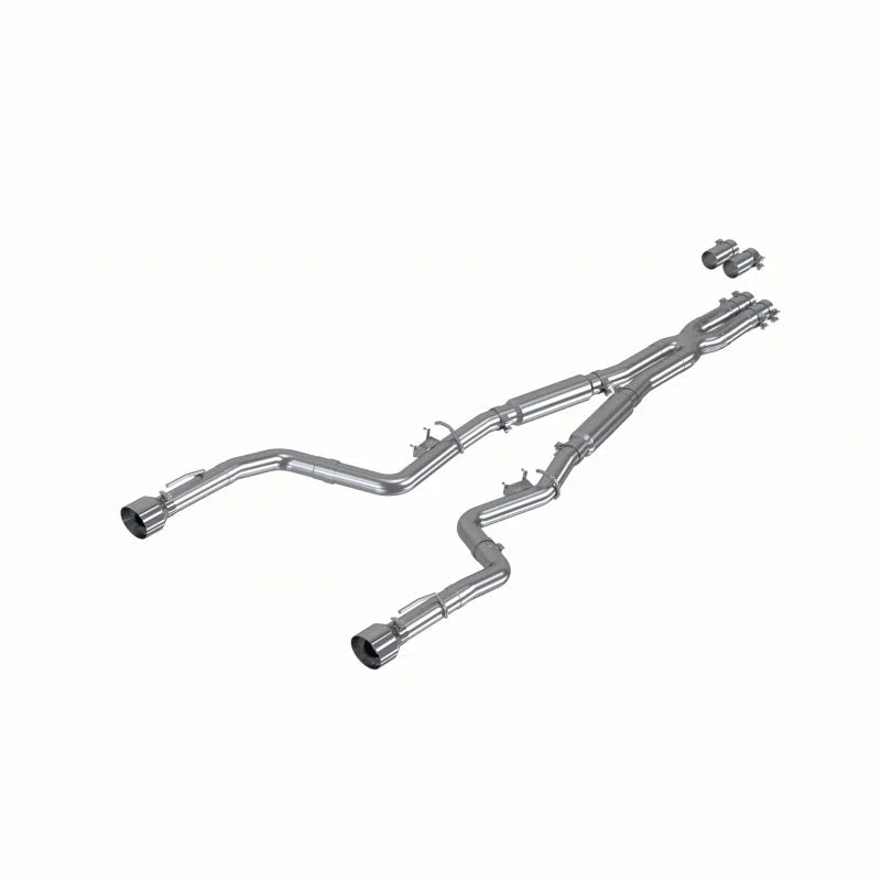 MBRP 17-21 Charger 5.7L 3in Dual Rear Exit Aluminized Catback Exhaust - Main Product View