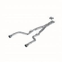 Load image into Gallery viewer, MBRP 17-21 Charger 5.7L 3in Dual Rear Exit Aluminized Catback Exhaust - Main Product View
