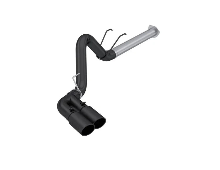MBRP 17-24 Ford F250/350/450 6.4 L Filter Back Single Side Dual Exit Exhaust System BLK. - Main Product View