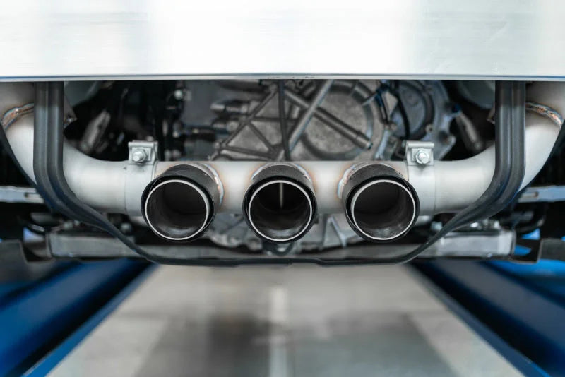 MBRP 17+ Acura NSX 2.5in Dual Split Rear Exit Tips - T304 (Street Version) - Side View
