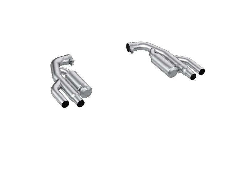 MBRP 18-19 Ford Mustang 5.0L T304 Race To Street Profile Stainless Steel 3in Exhaust Conversion Kit - Side View
