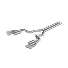 Load image into Gallery viewer, MBRP 18-19 Ford Mustang GT 5.0 3in Cat Back Quad Tip Race Version - AL - Side View