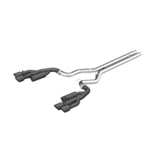 Load image into Gallery viewer, MBRP 18-19 Ford Mustang GT 5.0 3in Cat Back Quad Tip Race Version - Black - Side View