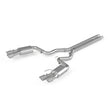 Load image into Gallery viewer, MBRP 18-19 Ford Mustang GT 5.0 3in Dual Split Rear Cat Back w/ Quad 4.0in Dual Wall Tips- T304 - Main Product View
