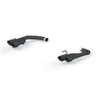 Load image into Gallery viewer, MBRP 18-20 Ford Mustang GT 2.5in Black Coated Non Active Dual Axle Back Exhaust - 4in Dual Wall Tips - Main Product View