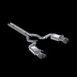 Load image into Gallery viewer, MBRP 18-20 Ford Mustang GT 5.0 w/ Quad Tip Active Exhaust Cat Back Split Rear T304 w/ Carb Fib Tips - Main Product View