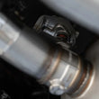 Load image into Gallery viewer, MBRP 18-20 Ford Mustang GT 5.0 w/ Quad Tip Active Exhaust Cat Back Split Rear T304 w/ Carb Fib Tips - Back View