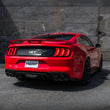 Load image into Gallery viewer, MBRP 18-20 Ford Mustang GT 5.0 w/ Quad Tip Active Exhaust Cat Back Split Rear T304 w/ Carb Fib Tips - Additional View 6