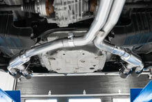 Load image into Gallery viewer, MBRP 18-21 Audi S5 Coupe/S4 Sedan T304 SS 2.5in Cat-Back Quad Rear Exit Exhaust - SS Tips - Side View