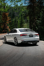 Load image into Gallery viewer, MBRP 18-21 Audi S5 Coupe/S4 Sedan T304 SS 2.5in Cat-Back Quad Rear Exit Exhaust - SS Tips - Installation View