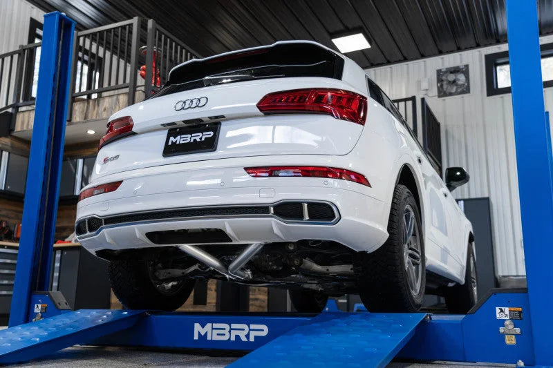 MBRP 18-21 Audi SQ5 3.0T Dual Rear Exit 2.5in Axle Back - T304 - Installation View