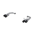 Load image into Gallery viewer, MBRP 18-21 Ford Mustang GT 5.0L T304 SS 2.5i Axle-Back, Dual Rear Exit with Quad CF Tips - Main Product View