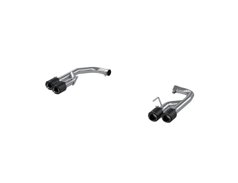 MBRP 18-21 Ford Mustang GT 5.0L T304 SS 2.5i Axle-Back, Dual Rear Exit with Quad CF Tips - Main Product View