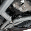 Load image into Gallery viewer, MBRP 18-22 Ford Mustang GT 5L T304 SS 3in Cat-Back Dual Rear w/4in Quad Carbon Fiber Tips (Race) - Back View