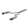 Load image into Gallery viewer, MBRP 18-22 Ford Mustang GT 5L T304 SS 3in Cat-Back Dual Rear w/4in Quad Carbon Fiber Tips (Street) - Main Product View