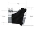 Load image into Gallery viewer, MBRP 18-22 Kia Stinger GT Bezel Kit Quad Tip CF - Back View