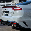 Load image into Gallery viewer, MBRP 18-22 Kia Stinger GT Bezel Kit Quad Tip CF - Installation View