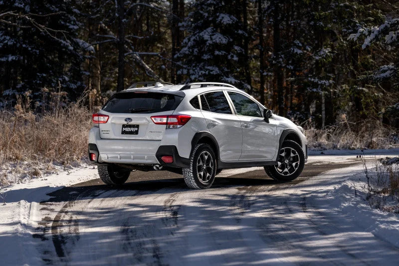 MBRP 18-23 Subaru Crosstrek 2.0L/2.5L T304 SS 2.5in Single Rear Exit Axle-Back Exhaust System - Side View